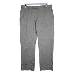 Incotex Pants Mens 38x30 Gray Super 100s Wool High Comfort Trousers Portugal